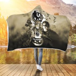 AFL Collingwood Magpies Halloween Style Hooded Blanket