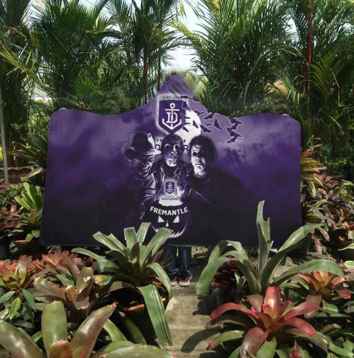 AFL Fremantle Dockers Halloween Style Hooded Blanket