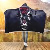 AFL Melbourne Demons Halloween Style Hooded Blanket
