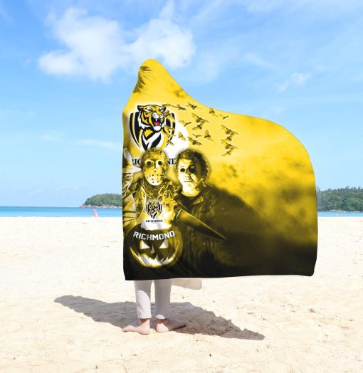 AFL Richmond Tigers Halloween Style Hooded Blanket