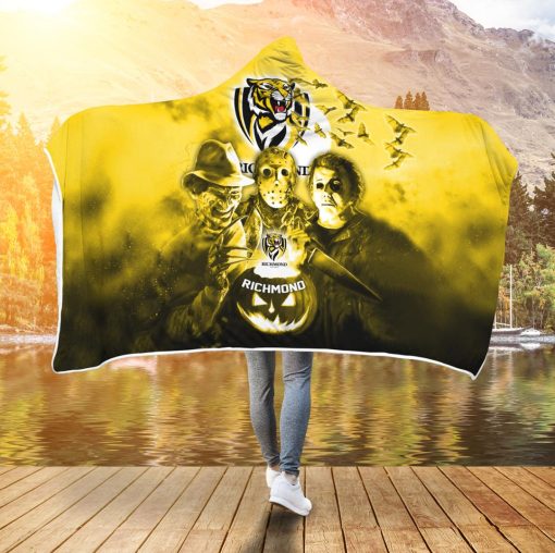 AFL Richmond Tigers Halloween Style Hooded Blanket