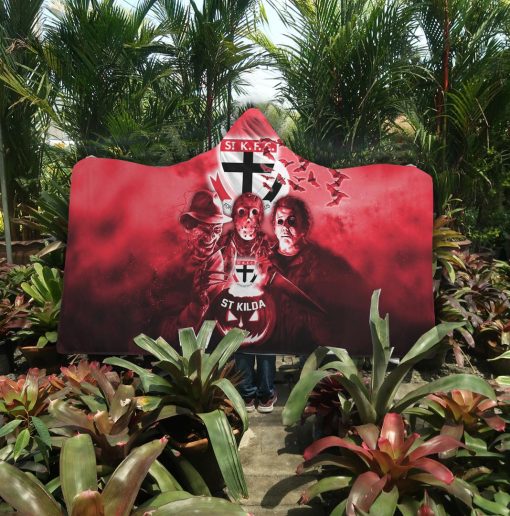AFL St Kilda Saints Halloween Style Hooded Blanket