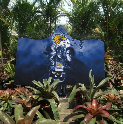 AFL West Coast Eagles Halloween Style Hooded Blanket