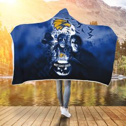 AFL West Coast Eagles Halloween Style Hooded Blanket