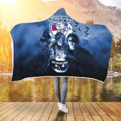 AFL Western Bulldogs Halloween Style Hooded Blanket