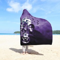 NRL Melbourne Storm Halloween Style Hooded Blanket
