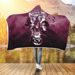 NRL Manly Warringah Sea Eagles Halloween Style Hooded Blanket