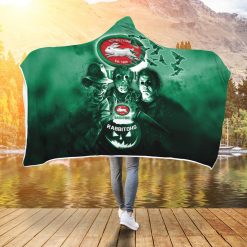NRL South Sydney Rabbitohs Halloween Style Hooded Blanket