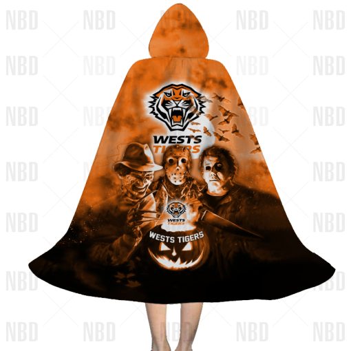 NRL Wests Tigers Halloween Cloak