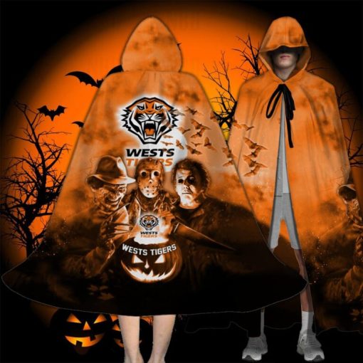 NRL Wests Tigers Halloween Cloak