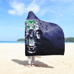 NRL New Zealand Warriors Halloween Style Hooded Blanket