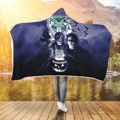 NRL New Zealand Warriors Halloween Style Hooded Blanket