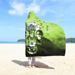 NRL Canberra Raiders Halloween Style Hooded Blanket