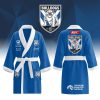 NRL Canterbury-Bankstown Bulldogs Custom Name New Edition Fleece Bathrobe