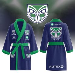 NRL New Zealand Warriors Custom Name New Edition Fleece Bathrobe