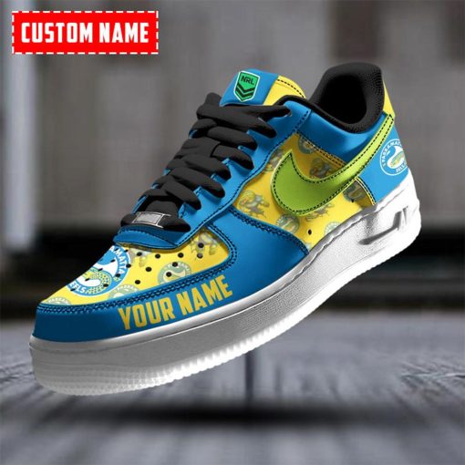NRL Parramatta Eels Custom Name Special Edition Air Force 1 Sneakers