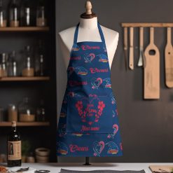 AFL Adelaide Crows Custom Name Gift For Mom Apron