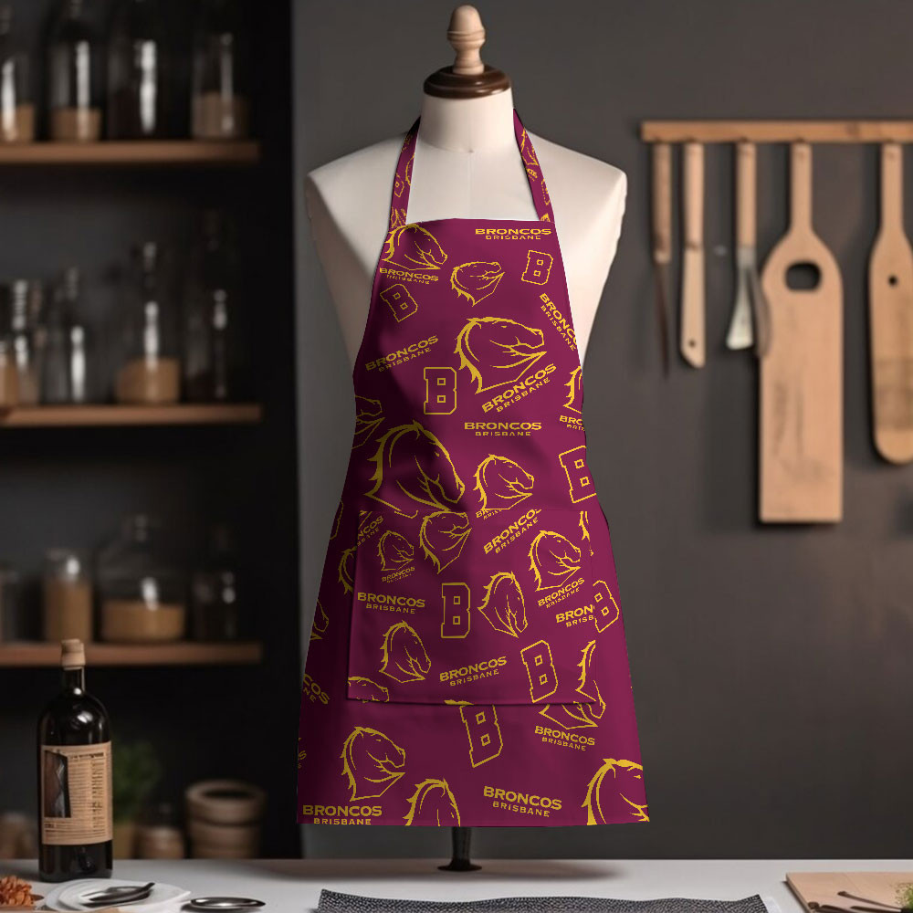 NRL Brisbane Broncos New Style Apron