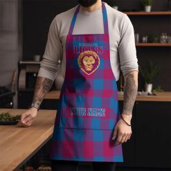 AFL Brisbane Lions Custom Name New Edition Apron