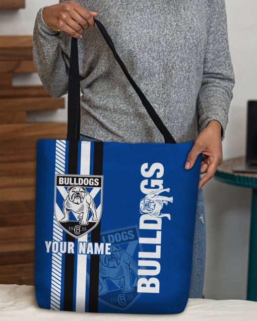 NRL Canterbury-Bankstown Bulldogs Custom Name New Edition Tote Bag