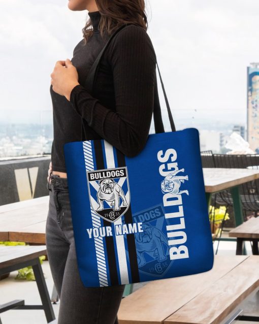NRL Canterbury-Bankstown Bulldogs Custom Name New Edition Tote Bag