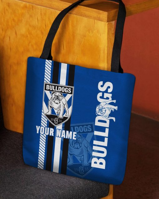 NRL Canterbury-Bankstown Bulldogs Custom Name New Edition Tote Bag