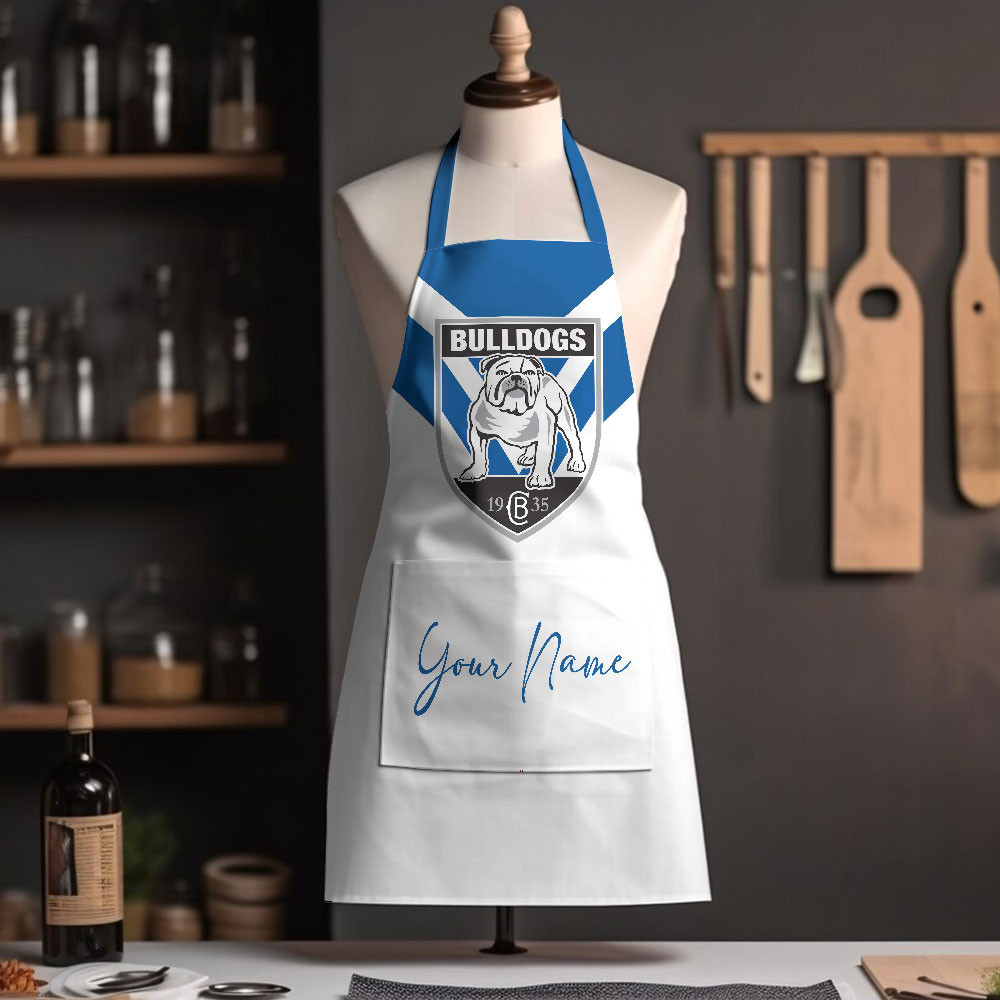 NRL Canterbury-Bankstown Bulldogs Custom Name New Edition Apron