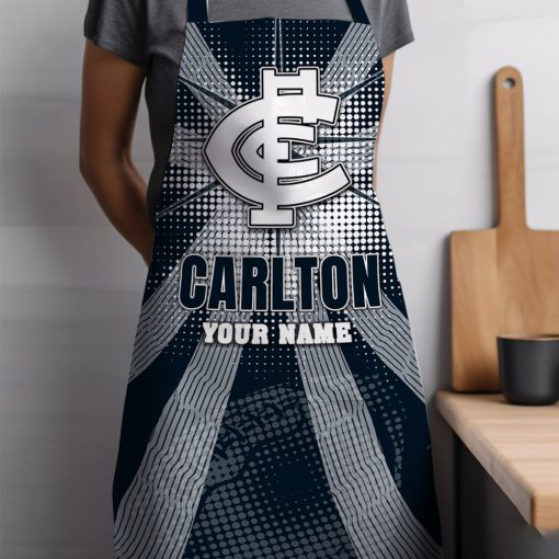 AFL Carlton Blues Custom Name Limited Edition Apron