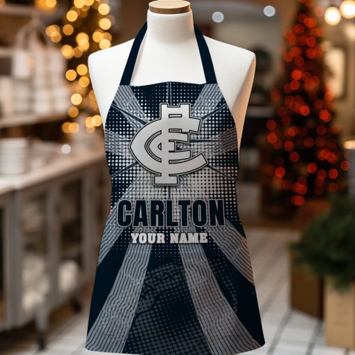 AFL Carlton Blues Custom Name Limited Edition Apron