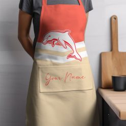 NRL Dolphins Custom Name New Edition Apron