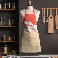NRL Dolphins Custom Name New Edition Apron