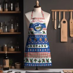 NRL Parramatta Eels Custom Name Christmas Gift For Fans Apron