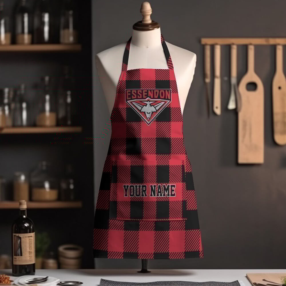 AFL Essendon Bombers Custom Name New Edition Apron