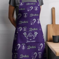 AFL Fremantle Dockers Custom Name Gift For Mom Apron