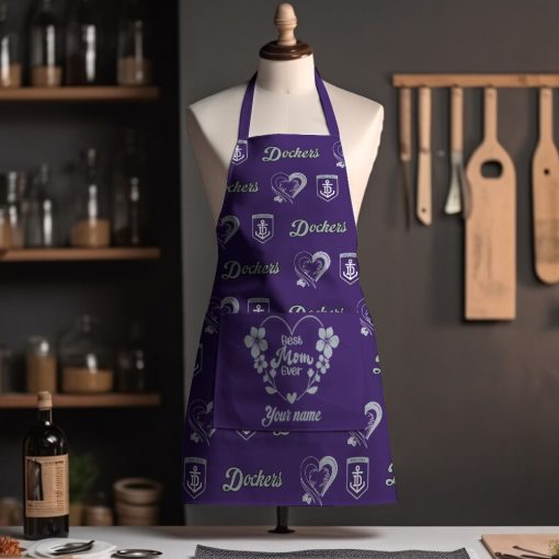 AFL Fremantle Dockers Custom Name Gift For Mom Apron