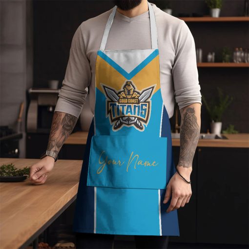NRL Gold Coast Titans Custom Name New Edition Apron
