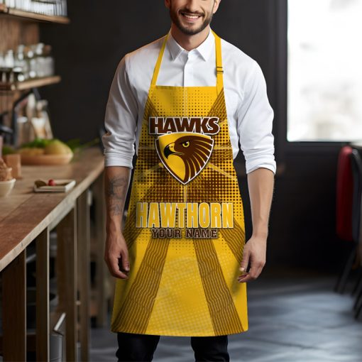 AFL Hawthorn Hawks Custom Name Limited Edition Apron