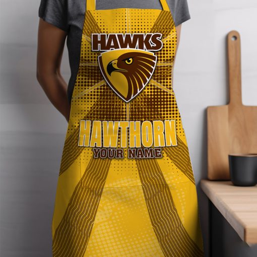AFL Hawthorn Hawks Custom Name Limited Edition Apron