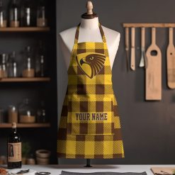 AFL Hawthorn Hawks Custom Name New Edition Apron