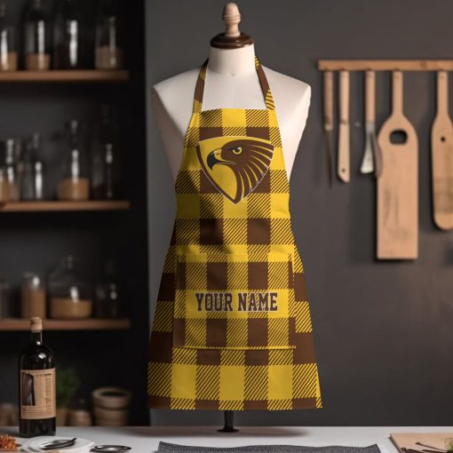 AFL Hawthorn Hawks Custom Name New Edition Apron