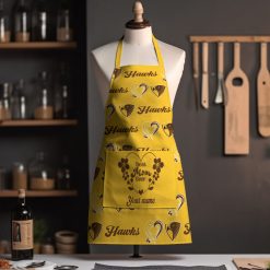 AFL Hawthorn Hawks Custom Name Gift For Mom Apron