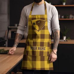 AFL Hawthorn Hawks Custom Name New Edition Apron