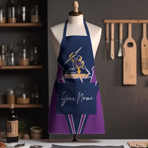 NRL Melbourne Storm Custom Name New Edition Apron