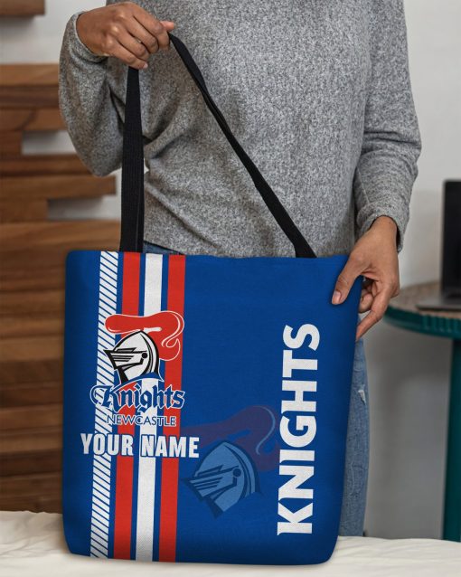 NRL Newcastle Knights Custom Name New Edition Tote Bag