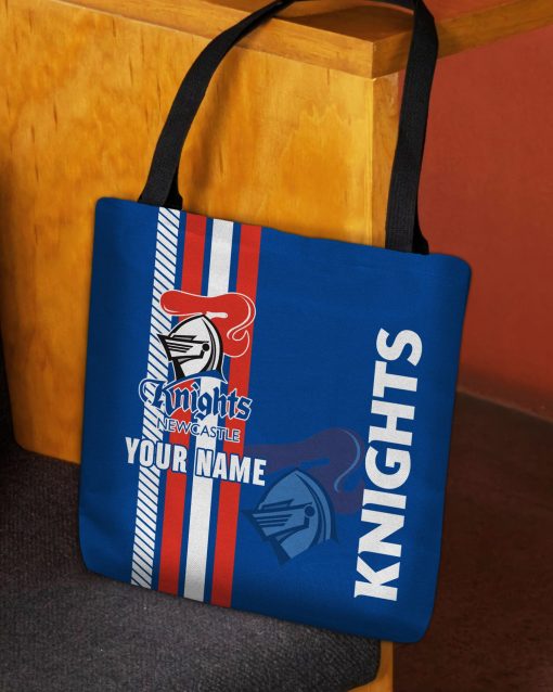 NRL Newcastle Knights Custom Name New Edition Tote Bag