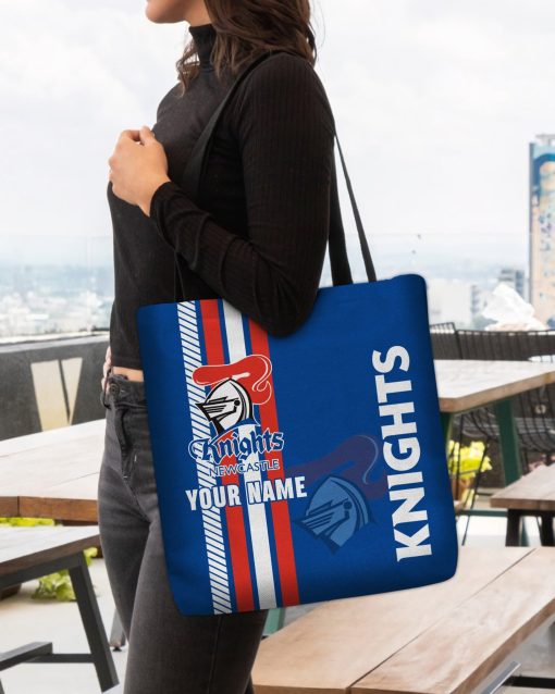 NRL Newcastle Knights Custom Name New Edition Tote Bag