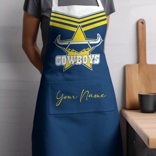 NRL North Queensland Cowboys Custom Name New Edition Apron