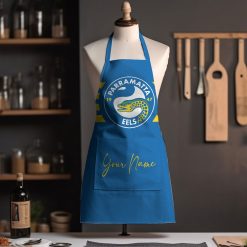 NRL Parramatta Eels Custom Name New Edition Apron