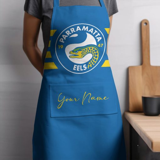 NRL Parramatta Eels Custom Name New Edition Apron