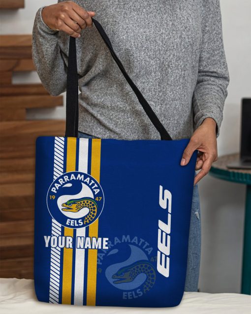 NRL Parramatta Eels Custom Name New Edition Tote Bag